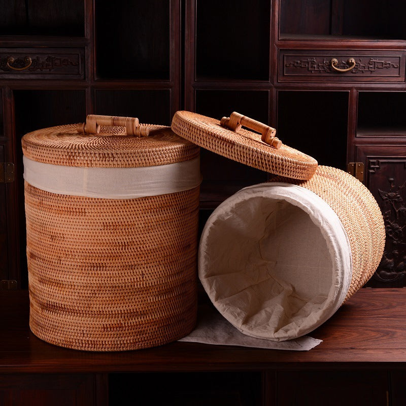 Vietnamese Rattan Storage Basket