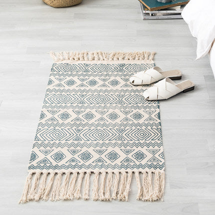 Cotton Linen Floor Mat