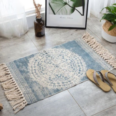 Cotton Linen Floor Mat