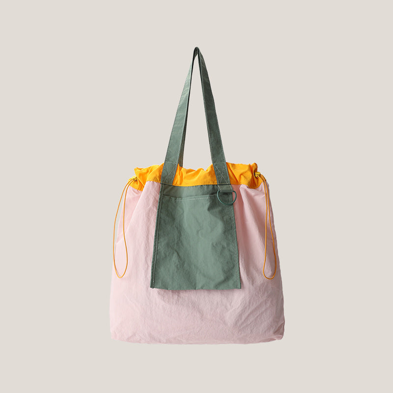 Contrast Color Tote