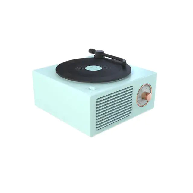 New Retro Vinyl Bluetooth Speaker and Alarm Clock