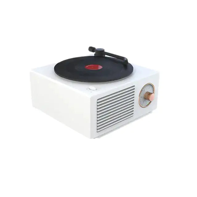 New Retro Vinyl Bluetooth Speaker and Alarm Clock